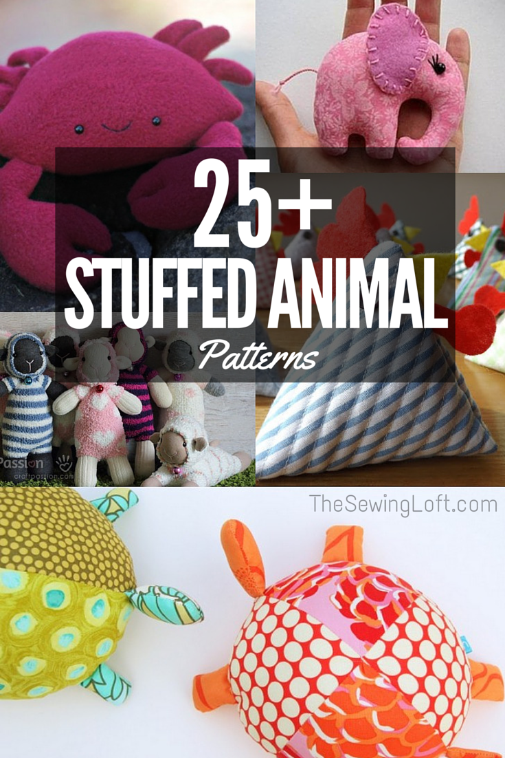 Stuffed Animal Patterns - The Sewing Loft